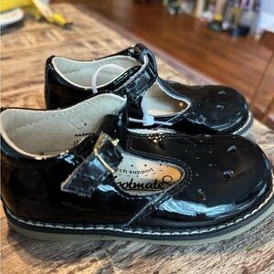 FootMates Black patent Harper Dress Shoes for Kids